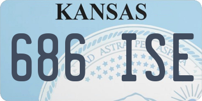 KS license plate 686ISE