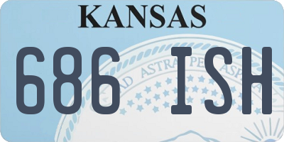 KS license plate 686ISH