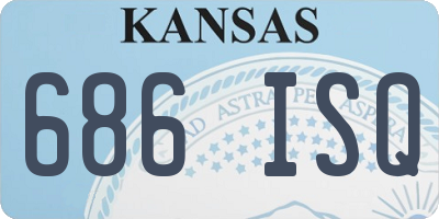 KS license plate 686ISQ