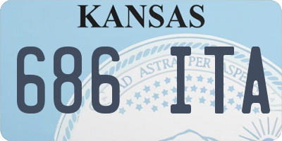KS license plate 686ITA