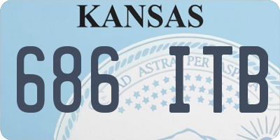 KS license plate 686ITB
