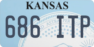 KS license plate 686ITP