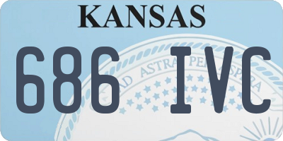 KS license plate 686IVC