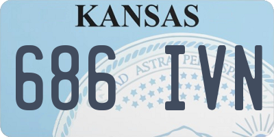 KS license plate 686IVN
