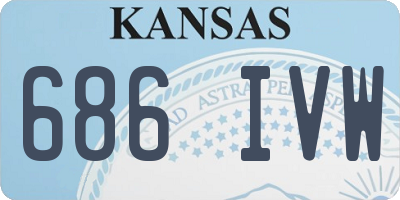 KS license plate 686IVW