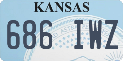 KS license plate 686IWZ