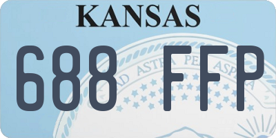 KS license plate 688FFP