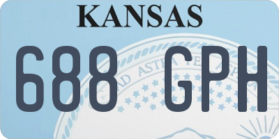 KS license plate 688GPH