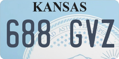 KS license plate 688GVZ