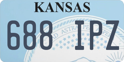 KS license plate 688IPZ
