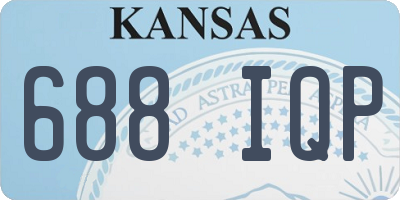 KS license plate 688IQP