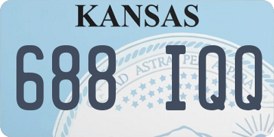 KS license plate 688IQQ