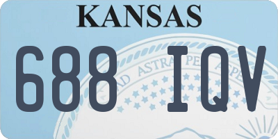 KS license plate 688IQV