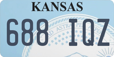 KS license plate 688IQZ