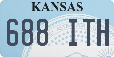 KS license plate 688ITH