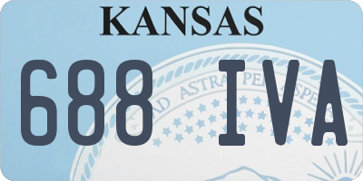 KS license plate 688IVA