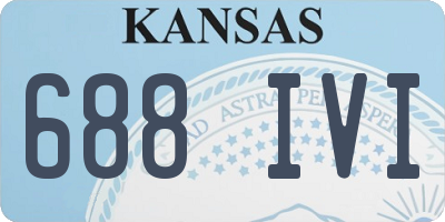 KS license plate 688IVI