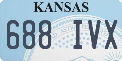 KS license plate 688IVX