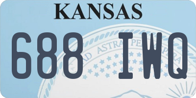 KS license plate 688IWQ