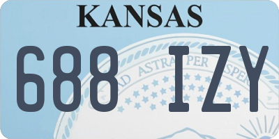 KS license plate 688IZY