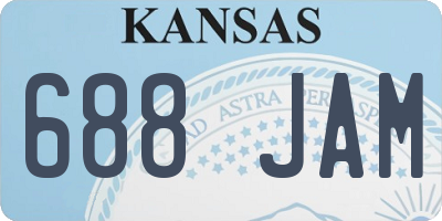 KS license plate 688JAM