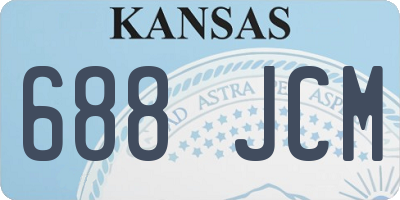 KS license plate 688JCM