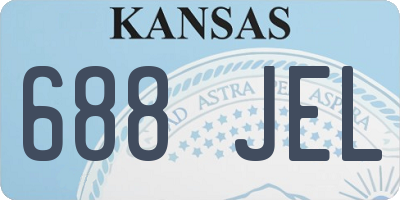 KS license plate 688JEL