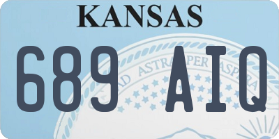 KS license plate 689AIQ