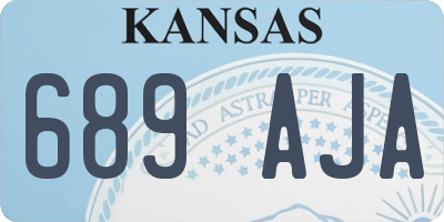 KS license plate 689AJA