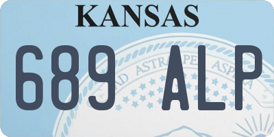 KS license plate 689ALP