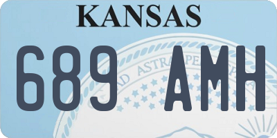 KS license plate 689AMH