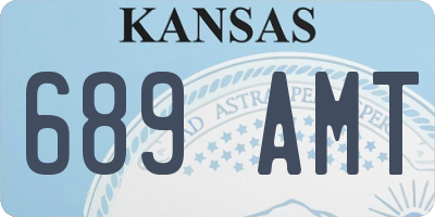 KS license plate 689AMT