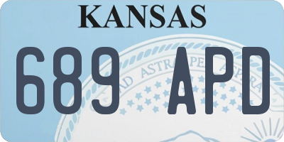 KS license plate 689APD