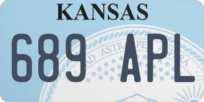 KS license plate 689APL