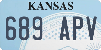 KS license plate 689APV