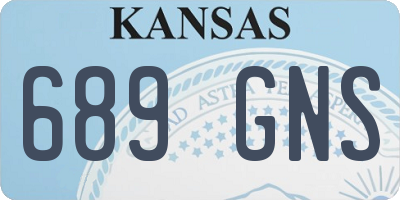 KS license plate 689GNS