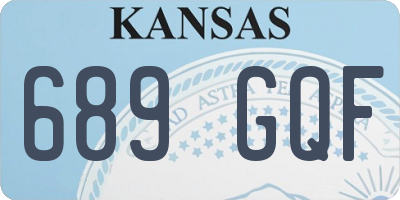 KS license plate 689GQF