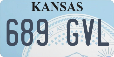KS license plate 689GVL
