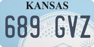 KS license plate 689GVZ