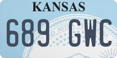 KS license plate 689GWC