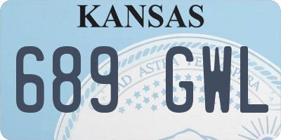 KS license plate 689GWL