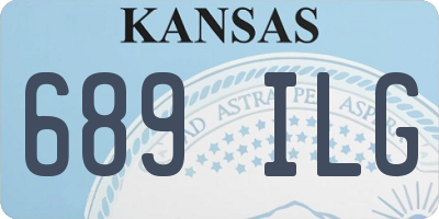 KS license plate 689ILG