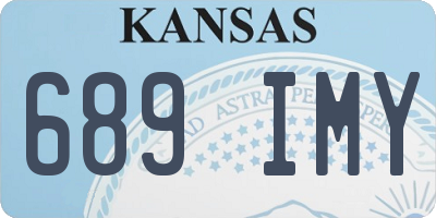 KS license plate 689IMY