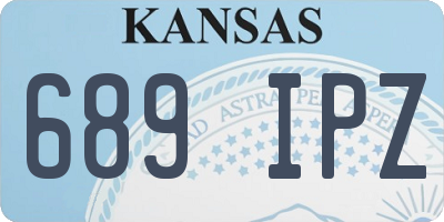 KS license plate 689IPZ