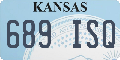 KS license plate 689ISQ