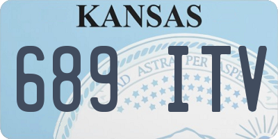 KS license plate 689ITV