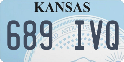 KS license plate 689IVQ