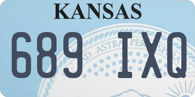 KS license plate 689IXQ