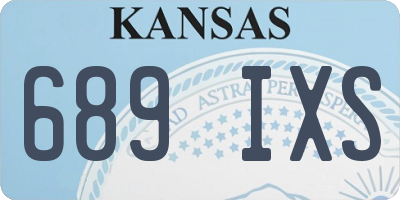 KS license plate 689IXS