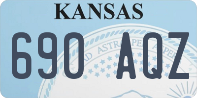 KS license plate 690AQZ